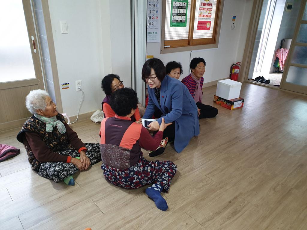 남해군 삼동면행정복지센터, 신년맞이 마을경로당 방문
