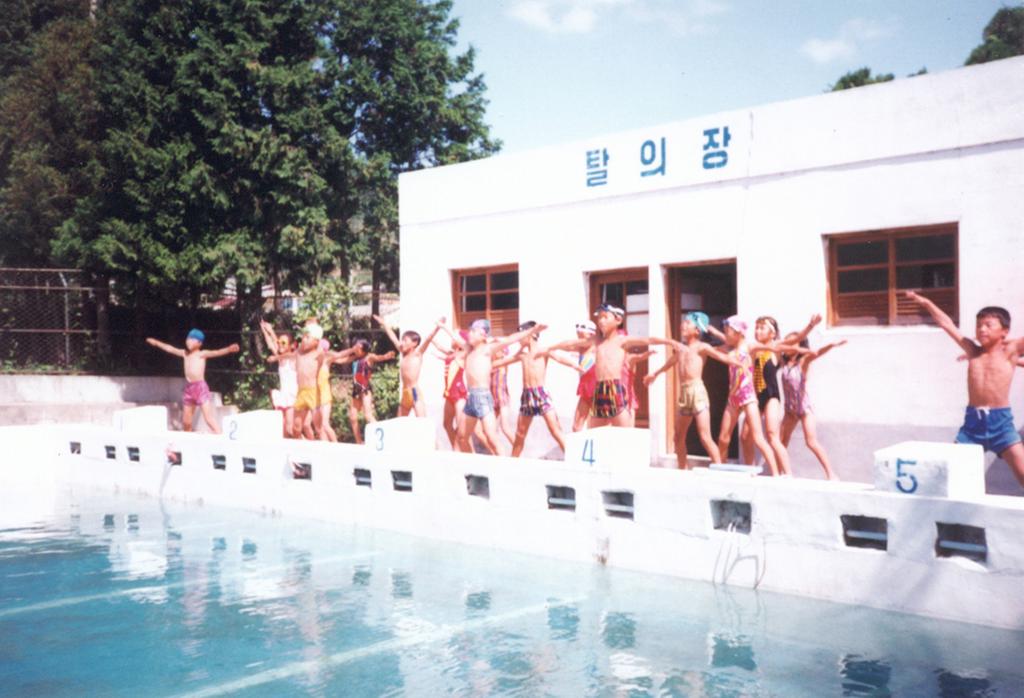 고현초 1992년 남해군교육장기 수영...