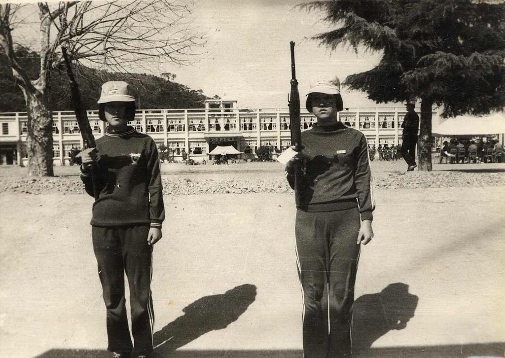 76년 남해여고민방위훈련(3월15일)