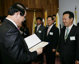 2006년도 지방재정분석 결과, 행자부 장관 표창 수상