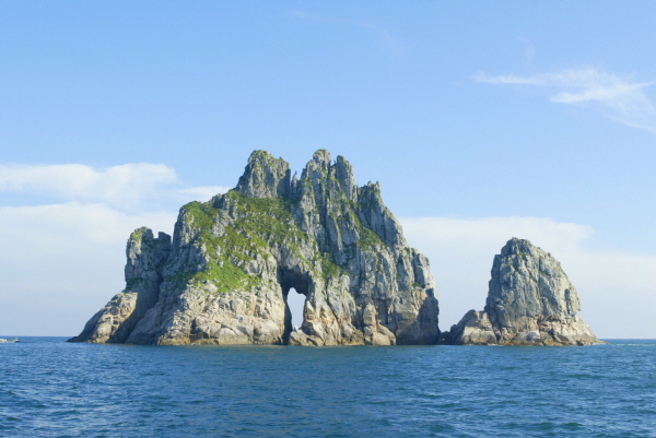 남해군의 또 다른 보물섬인 세존도 전경