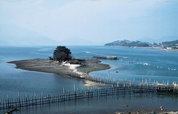 4st attraction hangseon Bridge and Primitive fishing bamboo weirs